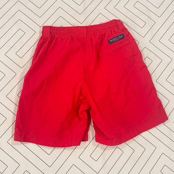 Properly Tied Red Swim Trunks - Picture 9 of 11